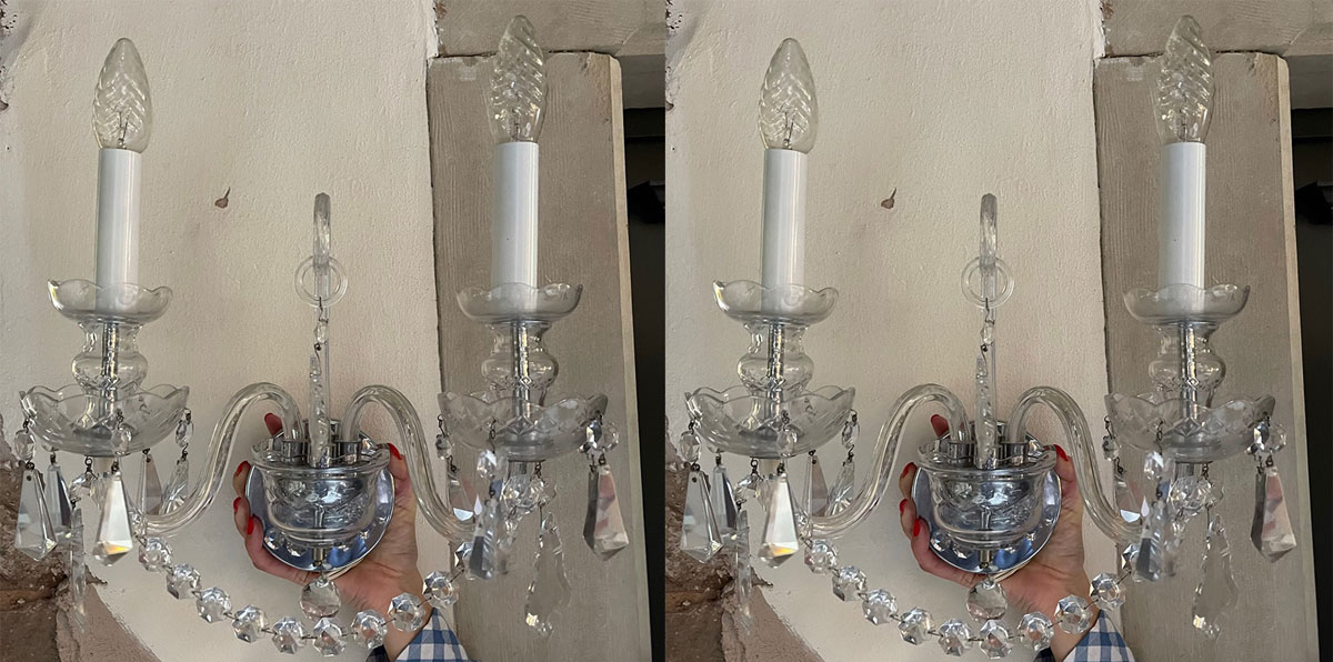 Pair of sconces 