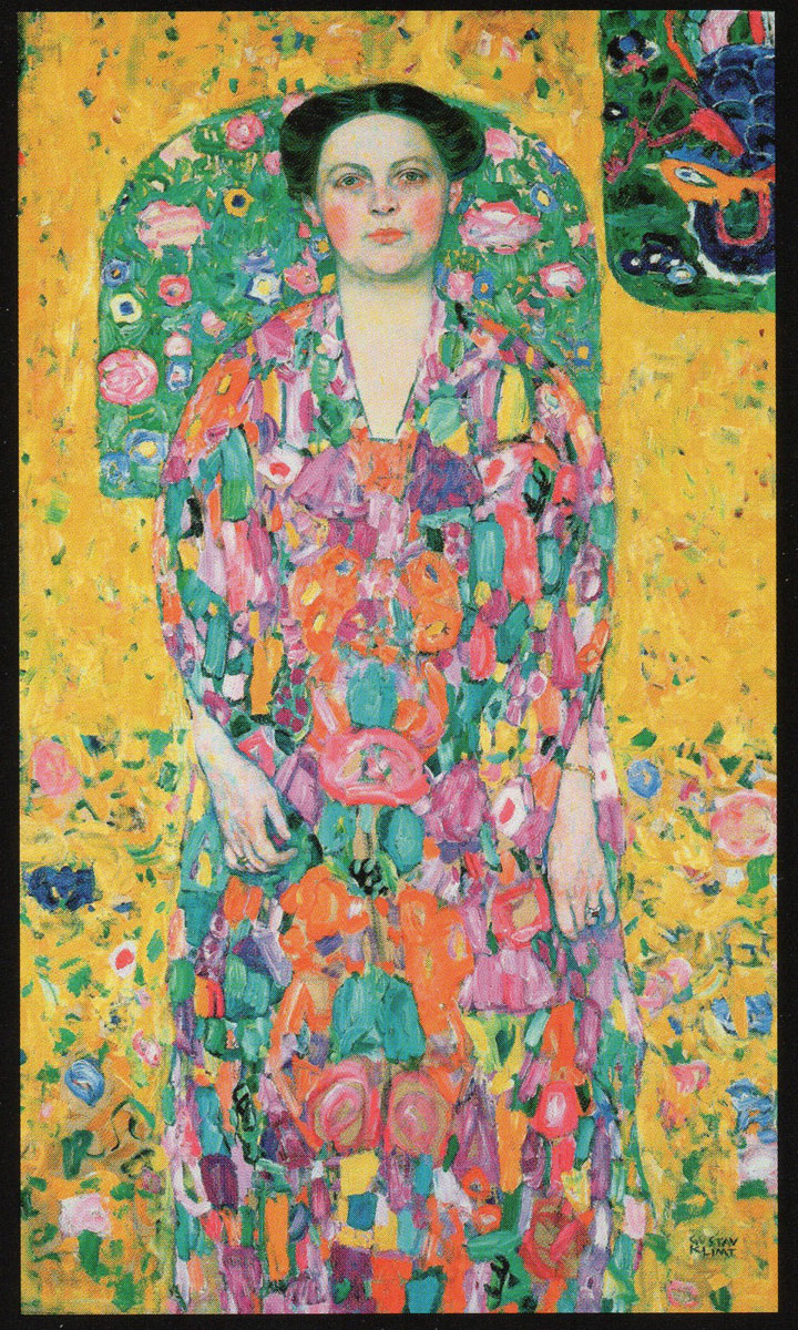 Portrait of Eugenia Primavesi (1913-14), Print, d'après Gustav Klimt, Épreuve en couleur signée sur papier Arches dans la planche, et cachet de l’éditeur numéroté sur 150, encadré avec certificat de l’éditeur, Dimensions 28x38 cm