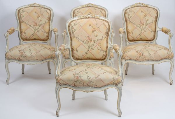 Suite of four cabriolets - Louis XV