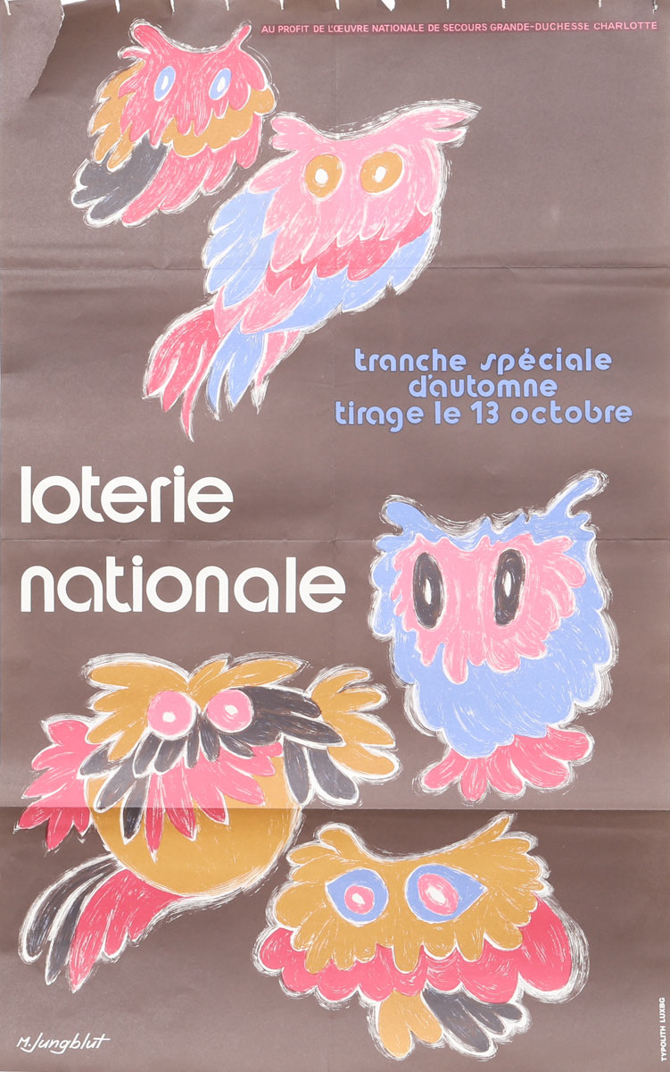 Poster Loterie Nationale - Luxembourg