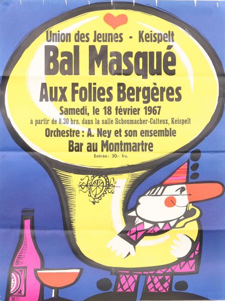 Bal Masqué Aux Folies Bergères - Luxembourg