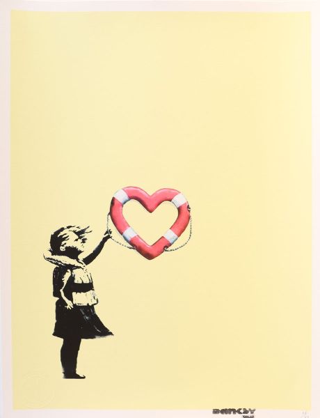 Banksy (d'aprés) - Sérigraphie polychrome 