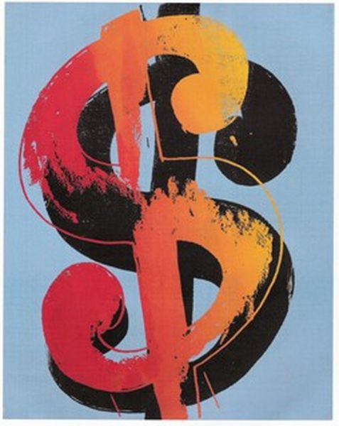 Dolar Sing II, after Andy Warhol, lithograph printed on Beaux Arts paper, size 70 x 50, edition of 150