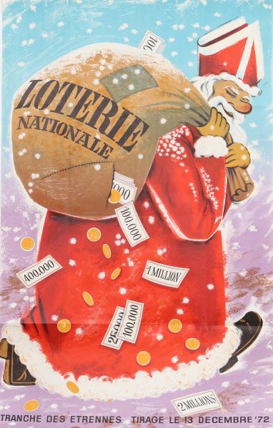 Affiche Loterie Nationale - Luxembourg