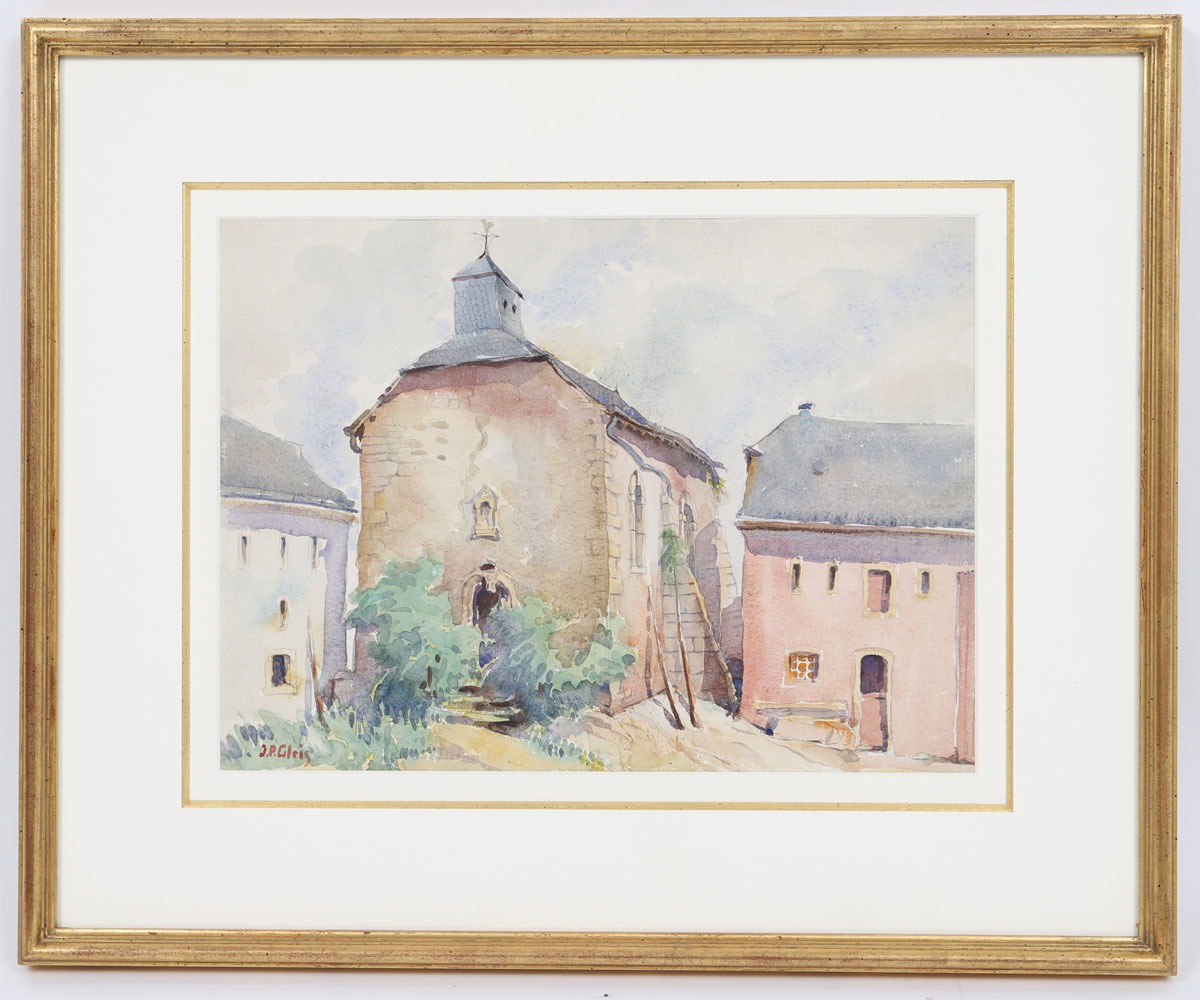 Aquarelle originale de Jean-Pierre Gleis (1889-1965) 