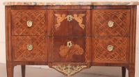 Louis XVI chest of drawers in marquetry 