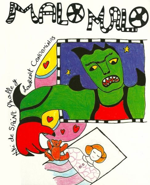 Malo Malo, Print, after Niki de Saint Phalle, Color print signed on Arches paper in the plate, and publisher's stamp numbered on 150, framed with publisher's certificate, Dimensions 28x38 cm