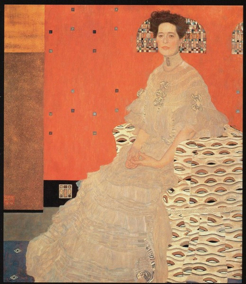 Fritza Riedle (1906), Print, d'après Gustav Klimt, Épreuve en couleur signée sur papier Arches dans la planche, et cachet de l’éditeur numéroté sur 150, encadré avec certificat de l’éditeur, Dimensions 28x38 cm