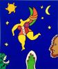 Nana Bleu (1987), Print, d'après Niki de Saint Phalle, Épreuve en couleur signée sur papier Arches dans la planche, et cachet de l’éditeur numéroté sur 150, encadré avec certificat de l’éditeur, Dimensions 28x38 cm