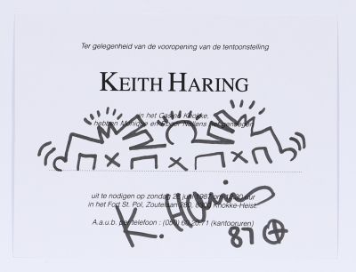 Keith Haring (1958-1990) d'après