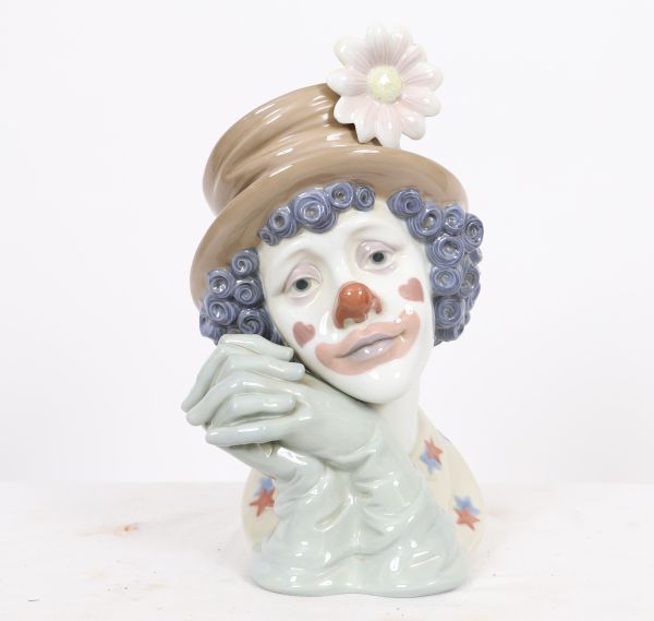 En porcelaine, sujet Clown