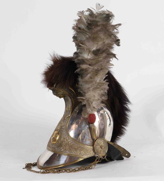 Casque d'officier de cuirassiers de la Garde Royale