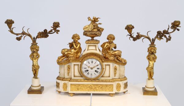 Exceptional Louis XVI clock by Jean-Baptiste Baillon (received master clockmaker in 1727)