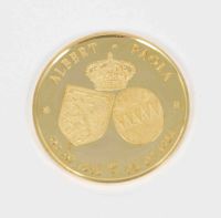 Gold coin - Albert and Paola - 1984