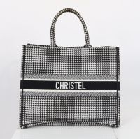 CHRISTIAN DIOR - Book tote Large (pied de poule)