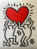 Heart, after Keith Haring, lithograph printed on Beaux Arts paper, size 70 x 50, edited in 150 copies