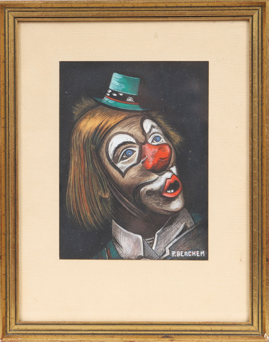 Clown by Pierre Berchem (1929-2019)