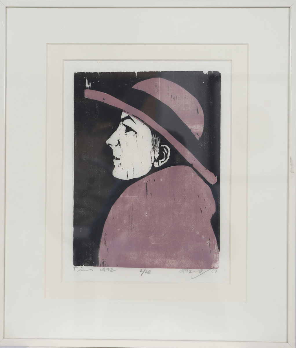 Woman with a hat