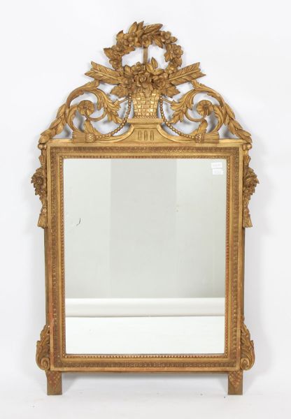 Large giltwood mirror - Louis XVI 