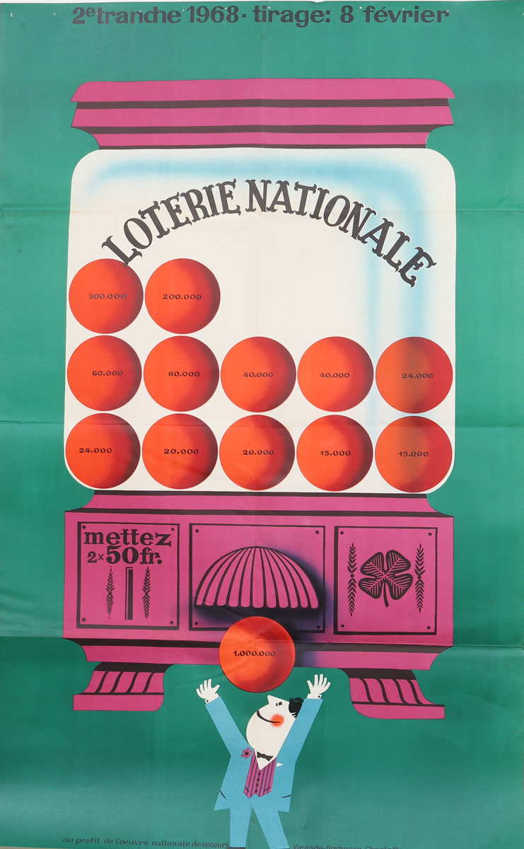 National Lottery Poster - Luxembourg