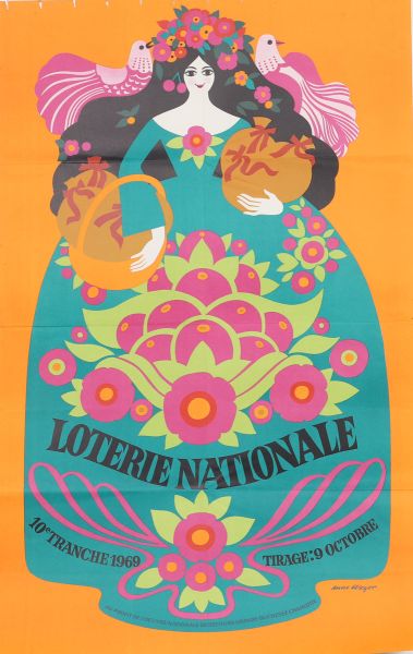 Affiche Loterie Nationale - Luxembourg