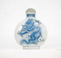 Porcelain snuffbox - China 