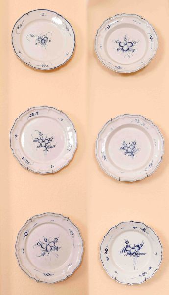 Set of 6 plates Villeroy and Boch