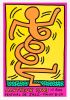 Keith Haring (d'après), Affiche Montreux Bonhomme orange, 1983 