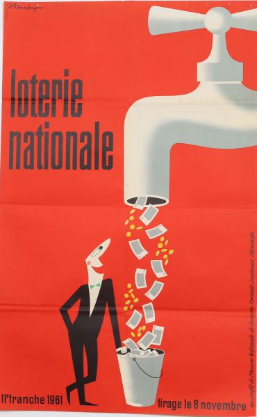 Poster Loterie Nationale - Luxembourg