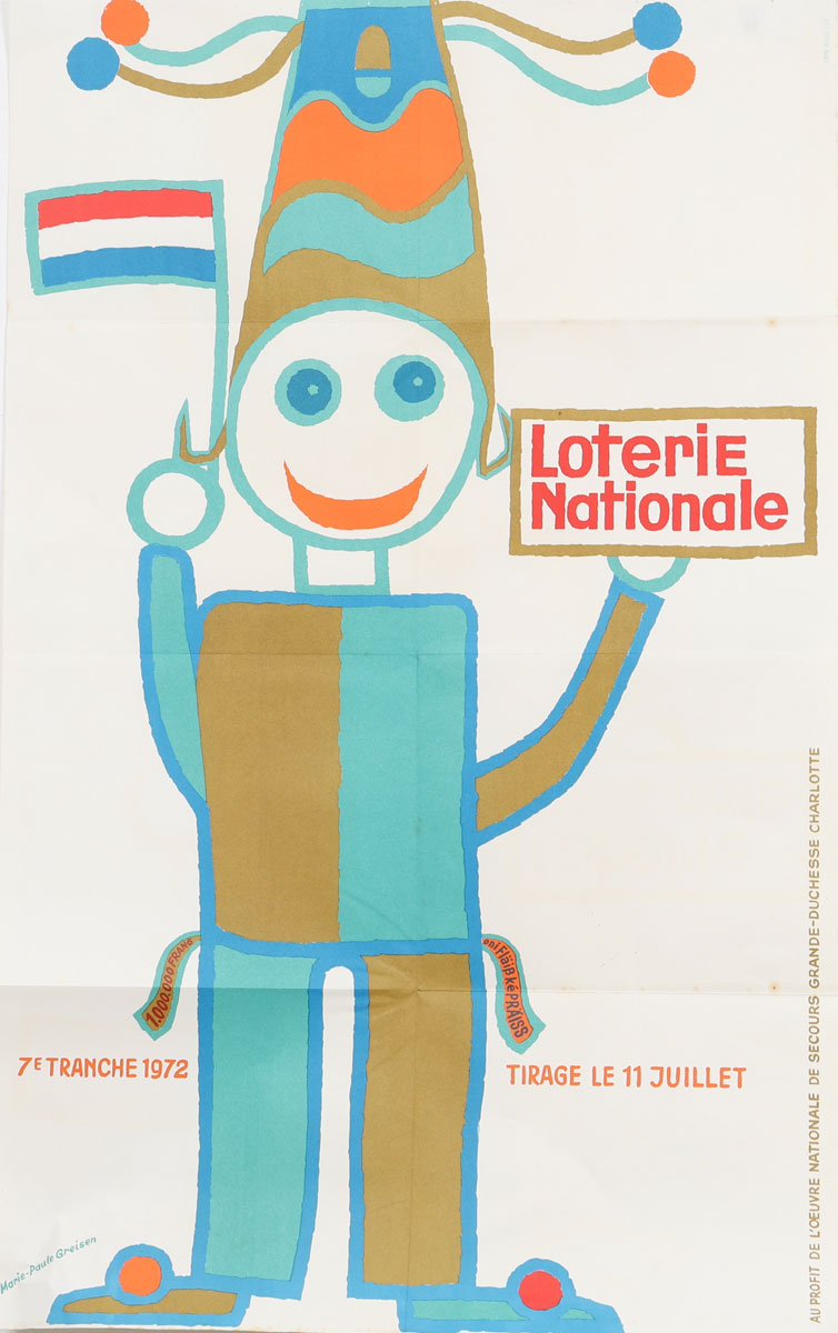 Poster Loterie Nationale - Luxembourg