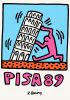 Keith Haring (d'après), Affiche Pise, 1989