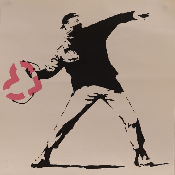 Banksy (d'après) - Polychrome silkscreen 