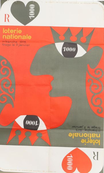 Affiche Loterie Nationale - Luxembourg