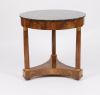 Empire pedestal table with secret 