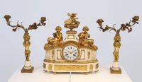 Rare Louis XVI clock by Jean-Baptiste Baillon (received master clockmaker in 1727)