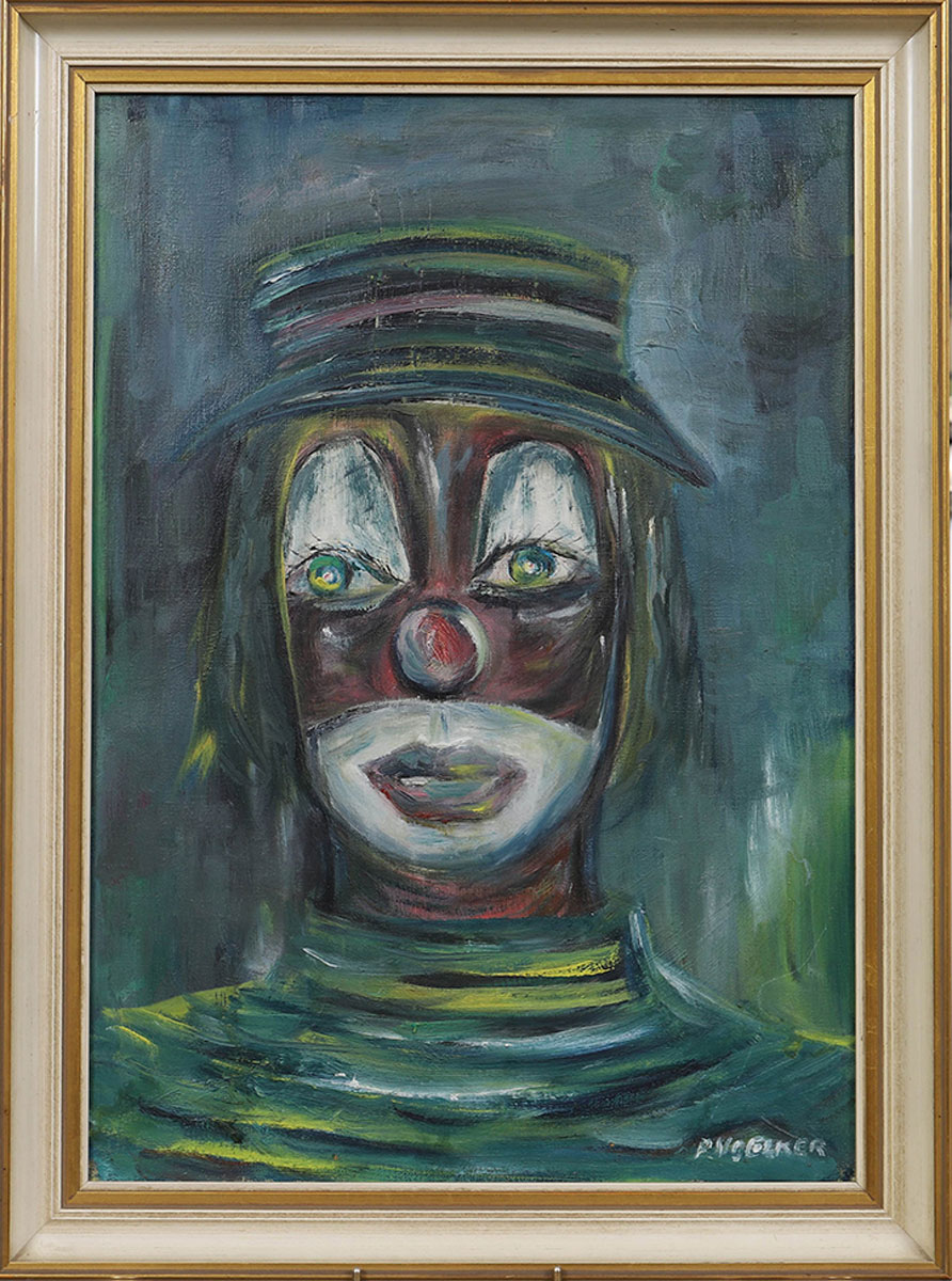 Portrait of a clown