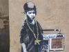 Dalston, Print after Banksy, color proof, signed on Arches paper in the plate, publisher's stamp numbered on 150, framed with publisher's certificate, 28x38cm