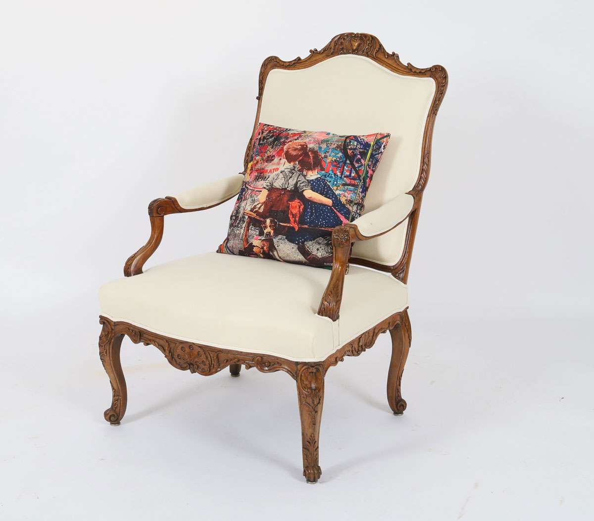 Regency flat-back armchair - 18th century