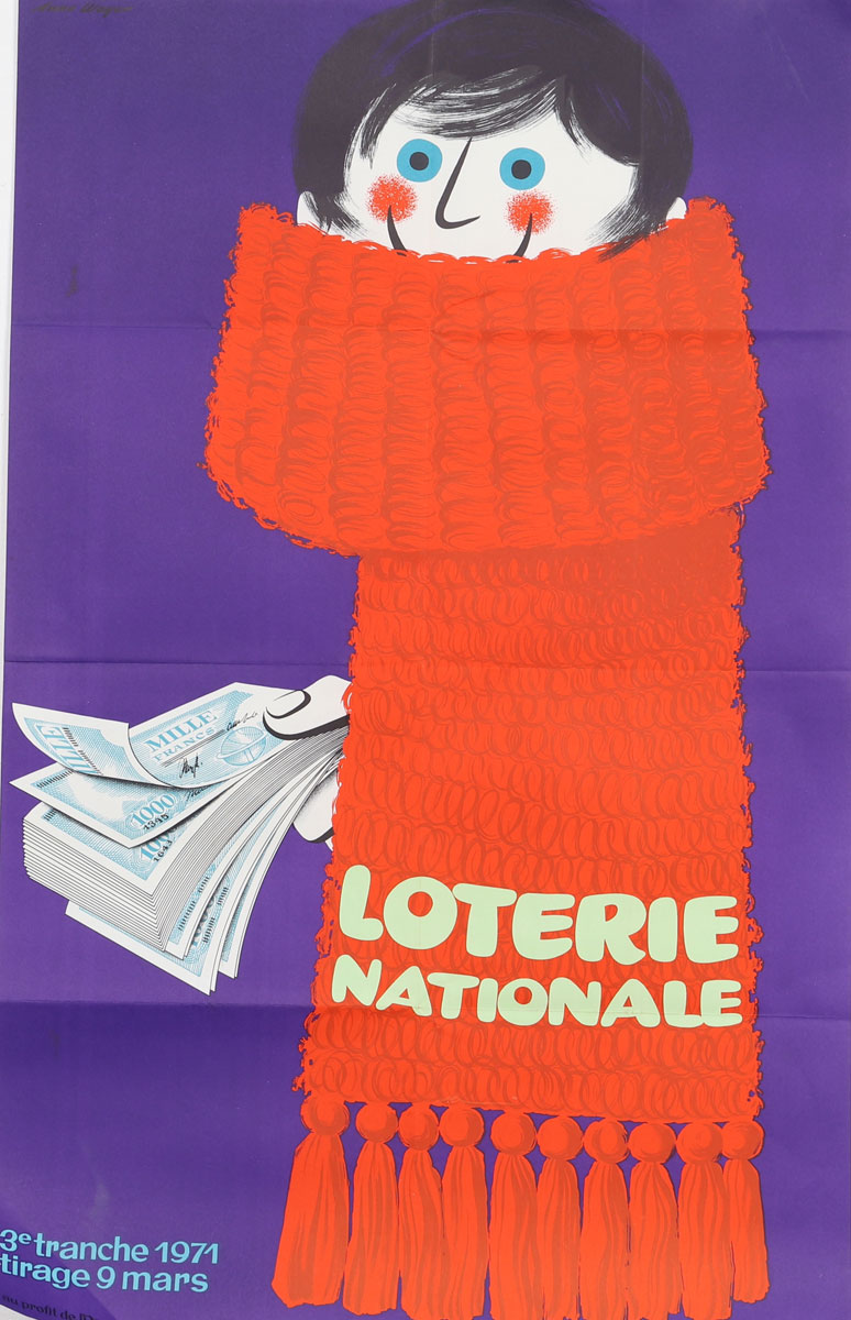 Affiche Loterie Nationale - Luxembourg