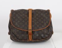 LOUIS VUITTON vintage Saumur, double compartiments