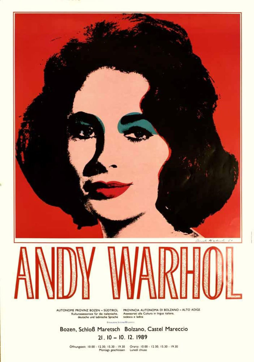 Andy Warhol (d'après) 1989, Papier Affiche, Dimension 50x35 cm, 5ex