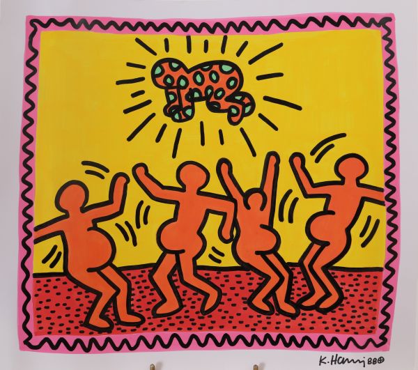 Keith Haring (1958-1990) d'après