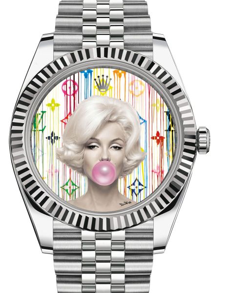 BrainRoy (né en 1980) - Rolex Marilyn Balloon Murakami Louis Vuitton