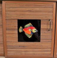 Rattan sideboard by Adrien AUDOUX and Frida MINET