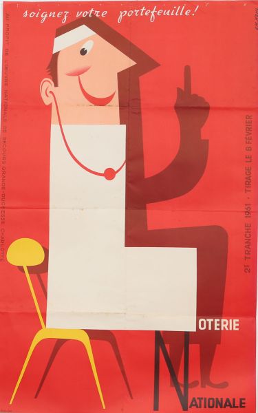 Affiche Loterie Nationale - Luxembourg