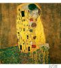 Le baiser (1907-1908), Print, d'après Gustav Klimt, Épreuve en couleur signée sur papier Arches dans la planche, et cachet de l’éditeur numéroté sur 150, encadré avec certificat de l’éditeur, Dimensions 28x38 cm