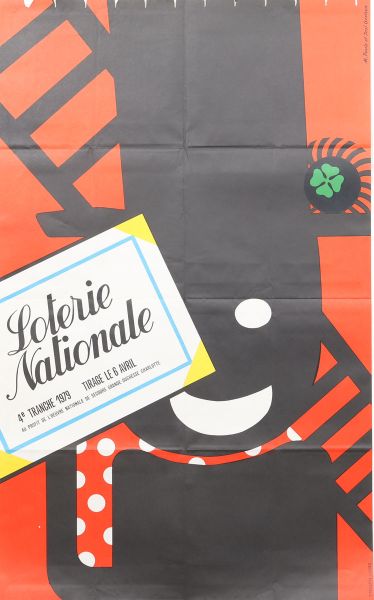 Affiche Loterie Nationale - Luxembourg