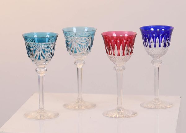 Ensemble de 4 verres Saint Louis