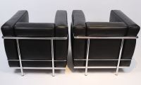 Pair of LC2 Armchairs by Le Corbusier by CASSINA 