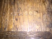 Console stamped with JACOB